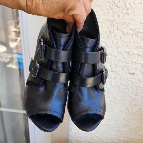 10 Crosby Derek Lam‎ buckle open toe booties - Picture 7 of 10